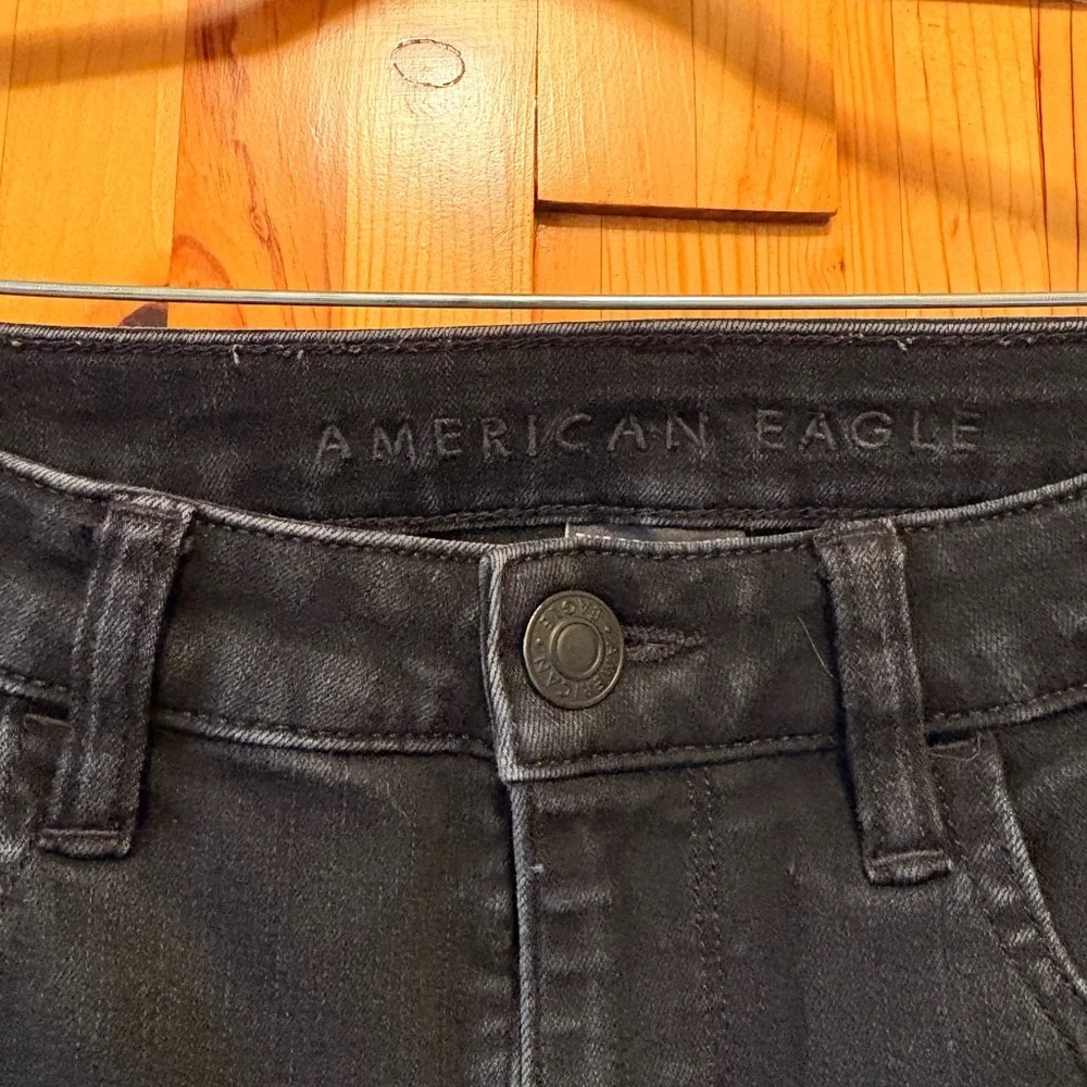 American Eagle Outfitters Black Skinny Jeans - Picture 2 of 6